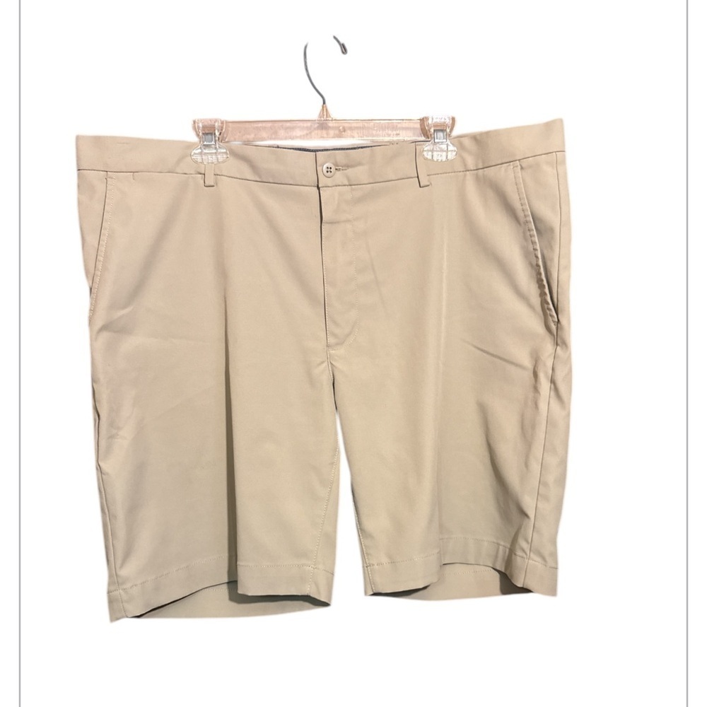 Cremieux Tan Flat Front Shorts Lightweight Casual